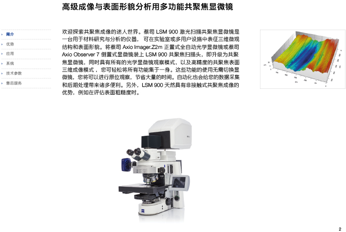 lsm 900 共聚焦显微镜