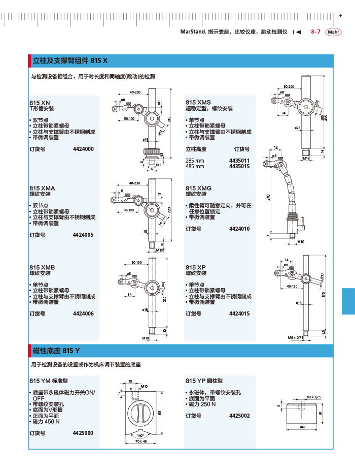 三本2018马尔 Mahr catalog-299